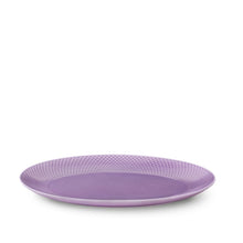 Load image into Gallery viewer, Rhombe Color Oval Serving Dish Serving Platters Lyngby Purple W: 13.8&quot; D: 10.4&quot; 
