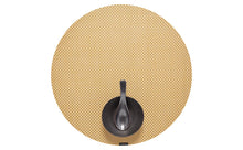 Load image into Gallery viewer, Basketweave Placemat Placemats Chilewich Gilded Round 
