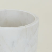 Load image into Gallery viewer, Simple Marble and Brass Utility Canister Utensil Holders Hawkins New York 

