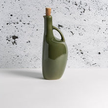 Load image into Gallery viewer, Stoneware Olive Oil Bottle | Canard 34oz Kitchen Powered by People Green 
