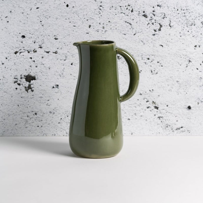 Stoneware Jug | Dadasi 50 Oz - Green Drinkware Powered by People 