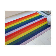 Load image into Gallery viewer, Pride Stripe Shag Mat Area Rugs Chilewich 
