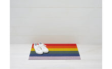 Load image into Gallery viewer, Pride Stripe Shag Mat Area Rugs Chilewich 
