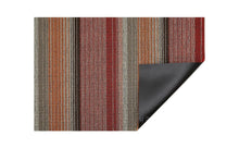 Load image into Gallery viewer, Pop Stripe Shag Mat Area Rugs Chilewich Paprika 24&quot;x36&quot; 
