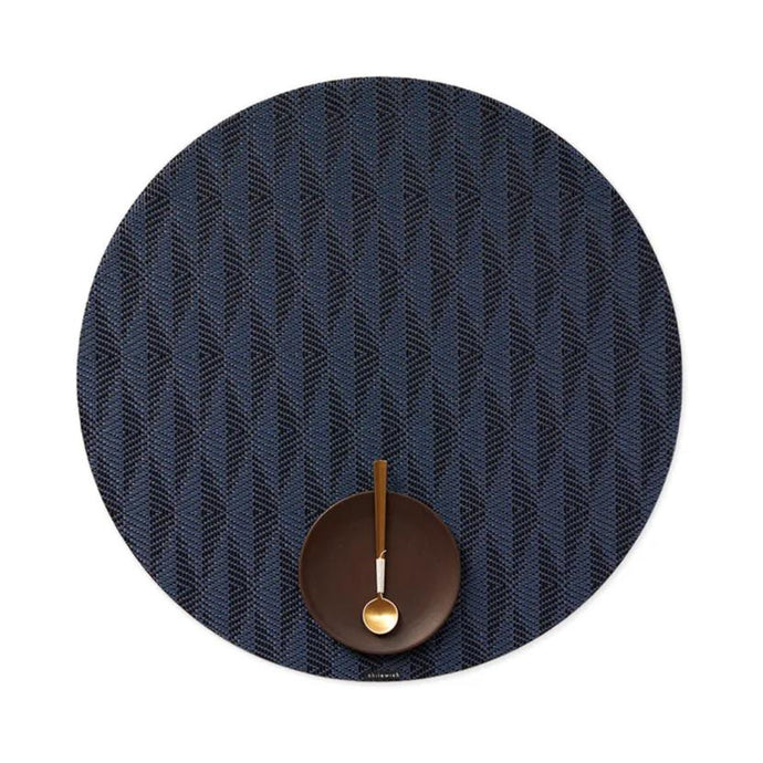 Arrow Placemat Placemats Chilewich Sapphire Round 