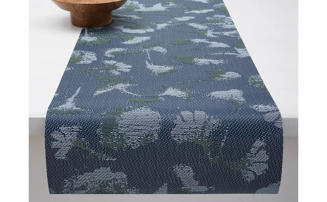 Botanic Table Runner Table Runners Chilewich Indigo 