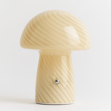 Load image into Gallery viewer, Portable Mini Glass Mushroom Lamp, Butter Portable Lamps Humber 
