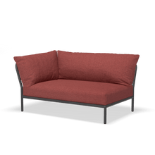 Load image into Gallery viewer, Level 2 Corner Outdoor Lounge Chairs Houe Scarlet Dark Grey Left
