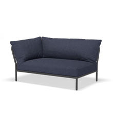 Load image into Gallery viewer, Level 2 Corner Outdoor Lounge Chairs Houe Indigo Dark Grey Left
