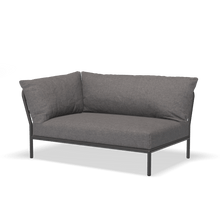 Load image into Gallery viewer, Level 2 Corner Outdoor Lounge Chairs Houe Slate Dark Grey Left
