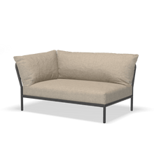 Load image into Gallery viewer, Level 2 Corner Outdoor Lounge Chairs Houe Papyrus Dark Grey Left
