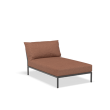 Load image into Gallery viewer, Level 2 Chaiselong Outdoor Lounge Chairs Houe Rust Dark Grey 
