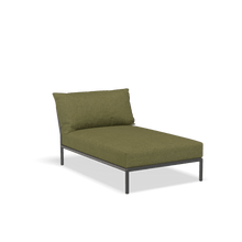Load image into Gallery viewer, Level 2 Chaiselong Outdoor Lounge Chairs Houe Leaf Dark Grey 
