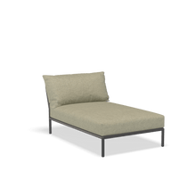 Load image into Gallery viewer, Level 2 Chaiselong Outdoor Lounge Chairs Houe Moss Dark Grey 
