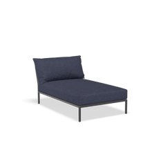 Load image into Gallery viewer, Level 2 Chaiselong Outdoor Lounge Chairs Houe Indigo Dark Grey 
