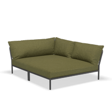 Load image into Gallery viewer, Level 2 Cozy Corner Outdoor Lounge Chairs Houe Leaf Dark Grey Right
