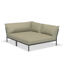 Load image into Gallery viewer, Level 2 Cozy Corner Outdoor Lounge Chairs Houe Moss Dark Grey Right
