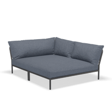 Load image into Gallery viewer, Level 2 Cozy Corner Outdoor Lounge Chairs Houe Sky Dark Grey Right
