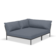 Load image into Gallery viewer, Level 2 Cozy Corner Outdoor Lounge Chairs Houe Sky Dark Grey Left
