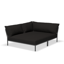 Load image into Gallery viewer, Level 2 Cozy Corner Outdoor Lounge Chairs Houe Char Dark Grey Left
