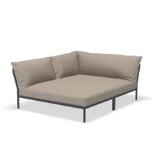 Load image into Gallery viewer, Level 2 Cozy Corner Outdoor Lounge Chairs Houe Ash Dark Grey Left
