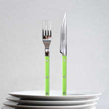 Load image into Gallery viewer, Bistrot Flatware Set of 20, Lime Flatware Sets Sabre 
