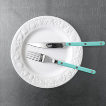 Load image into Gallery viewer, Bistrot Flatware Set of 20, Pastel Green Flatware Sets Sabre 
