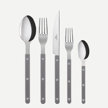 Load image into Gallery viewer, Bistrot, Solid Grey Sabre Flatware Set of 20 
