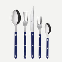 Load image into Gallery viewer, Bistrot, Solid Navy blue Sabre Flatware Set of 20 
