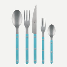 Load image into Gallery viewer, Bistrot Flatware Set of 20, Turquoise Flatware Sets Sabre 
