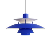 Load image into Gallery viewer, PH 5 Pendant Lamp Ceiling &amp; Pendant Lamps Louis Poulsen Monochrome Blue 
