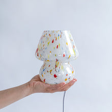 Load image into Gallery viewer, Glass Mushroom Table Lamp, Mini, Color Confetti Table &amp; Desk Lamps Humber 
