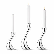 Load image into Gallery viewer, Cobra Candleholders - Set of 3 Georg Jensen 
