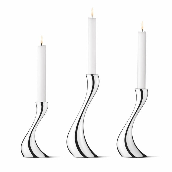 Cobra Candleholders - Set of 3 Georg Jensen 