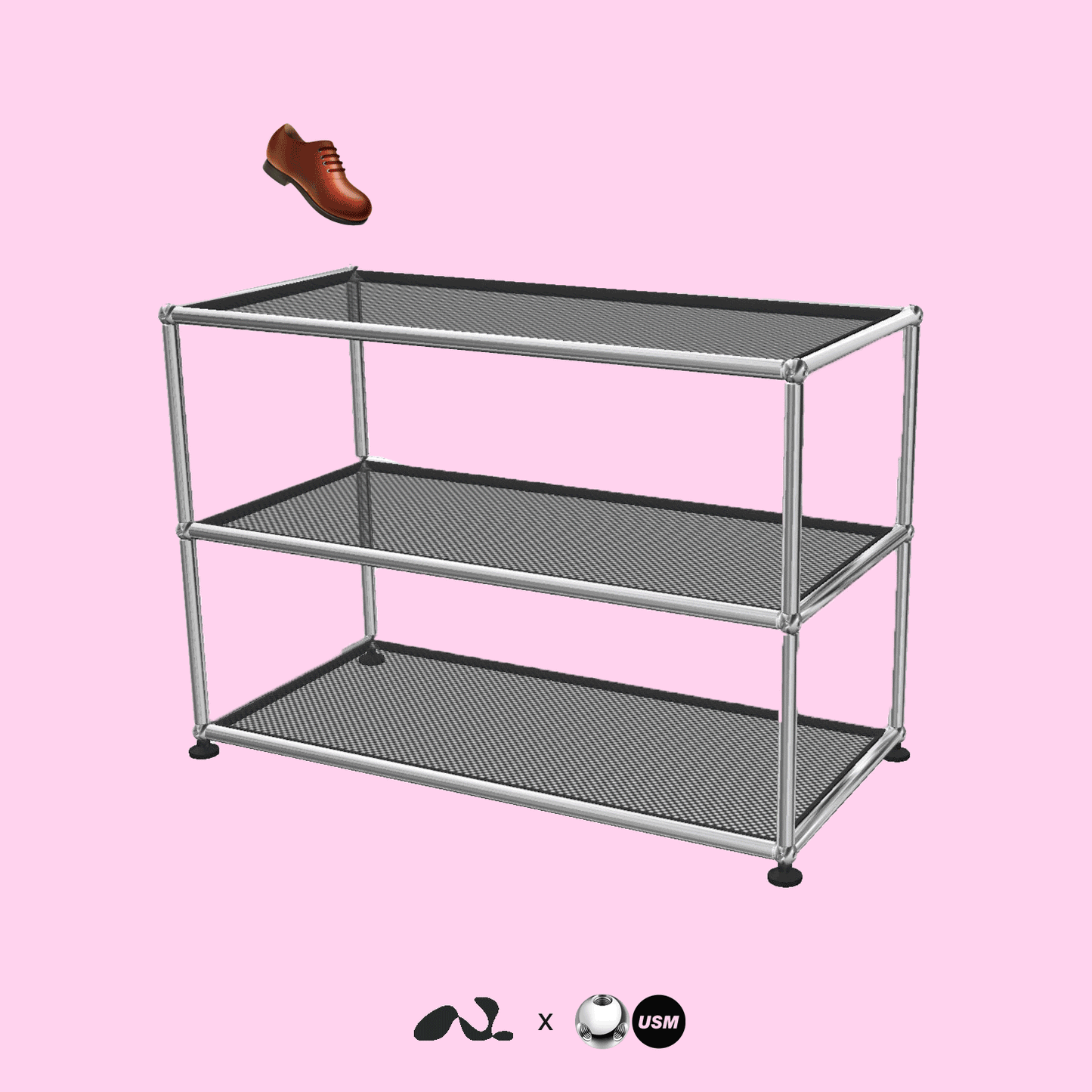 Exclusive Perforated Shoe Rack Shoe Stands USM 