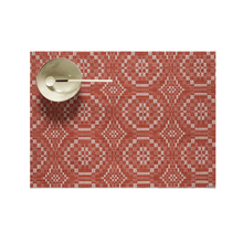 Load image into Gallery viewer, Overshot Placemat Placemats Chilewich Paprika 
