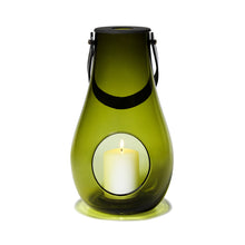 Load image into Gallery viewer, DWL Lantern Portable Lighting Holmegaard Olive Green H: 11.4&quot; Ø: 6.7&quot; 
