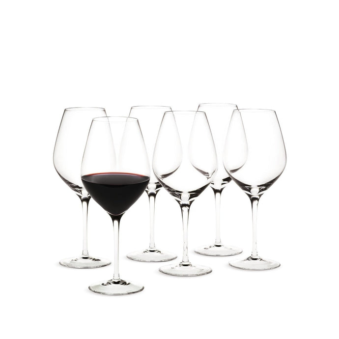 Cabernet Red Wine Glass, Set of 6 Wine Glasses Holmegaard 