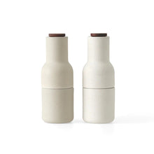 Load image into Gallery viewer, Bottle Grinder - Set of 2 Grinders Audo Copenhagen Sand w. Walnut Lid 
