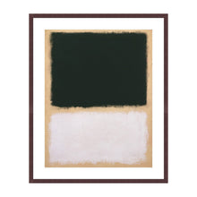 Load image into Gallery viewer, Untitled 45645 by Mark Rothko Artwork 1000Museums Dark Wood Frame 32x40 
