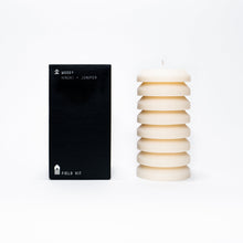 Load image into Gallery viewer, Woody Pillar Candle Candles Powered by People 
