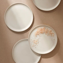 Load image into Gallery viewer, S/4 Tunisian Dinner Plate - Matte White Dinner Plates Powered by People 
