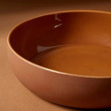 Load image into Gallery viewer, Shallow Stoneware Serving Bowl 60 oz Bowls Powered by People 
