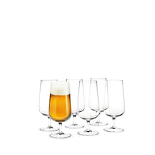 Load image into Gallery viewer, Bouquet Beer Glass, Set of 6 Beer Glasses Holmegaard 
