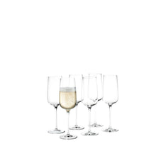 Load image into Gallery viewer, Bouquet Champagne Glass, Set of 6 Flutes Holmegaard 
