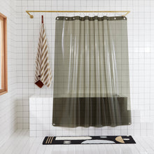 Load image into Gallery viewer, Sun Shower Curtain, Night Ride Shower Curtains Quiet Town 
