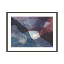 Load image into Gallery viewer, Mountain and Synthetic Air by Paul Klee Artwork 1000Museums Black Frame 32x40 

