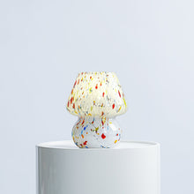 Load image into Gallery viewer, Glass Mushroom Table Lamp, Mini, Color Confetti Table &amp; Desk Lamps Humber 
