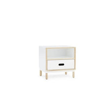 Load image into Gallery viewer, Kabino Bedside Table Nightstands Normann Copenhagen White 

