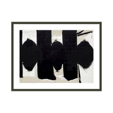 Load image into Gallery viewer, Elegy to the Spanish Republic, No. 110 by Robert Motherwell Artwork 1000Museums Black Frame 32x40 
